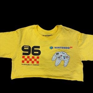 Women Nintendo 64 crop top